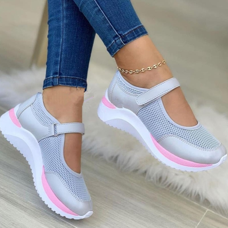 Breathable Mary Jane Sneakers for Women – Comfortable & Supportive 3