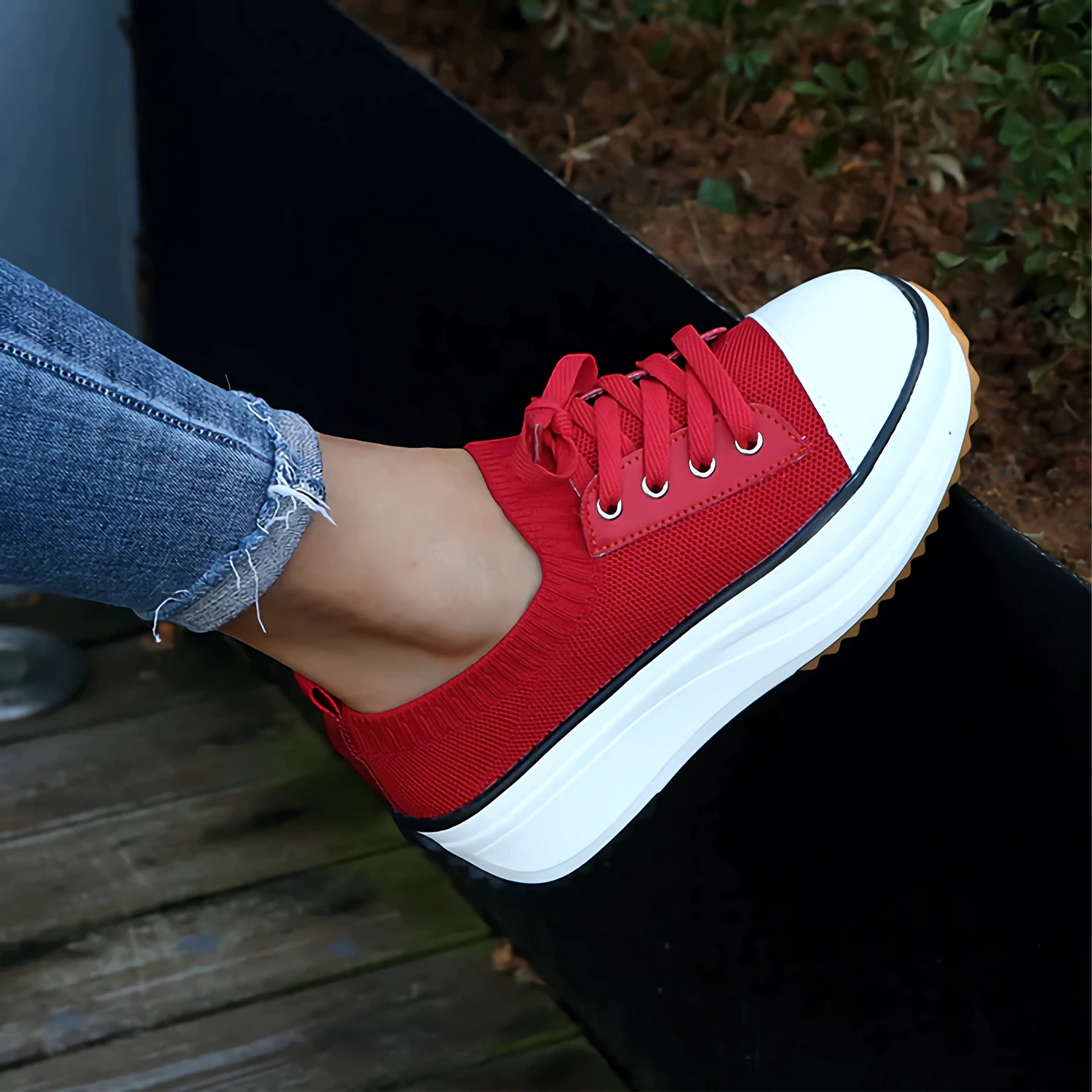 Breathable Platform Sneakers for Women – Stylish & Comfortable Fit 6