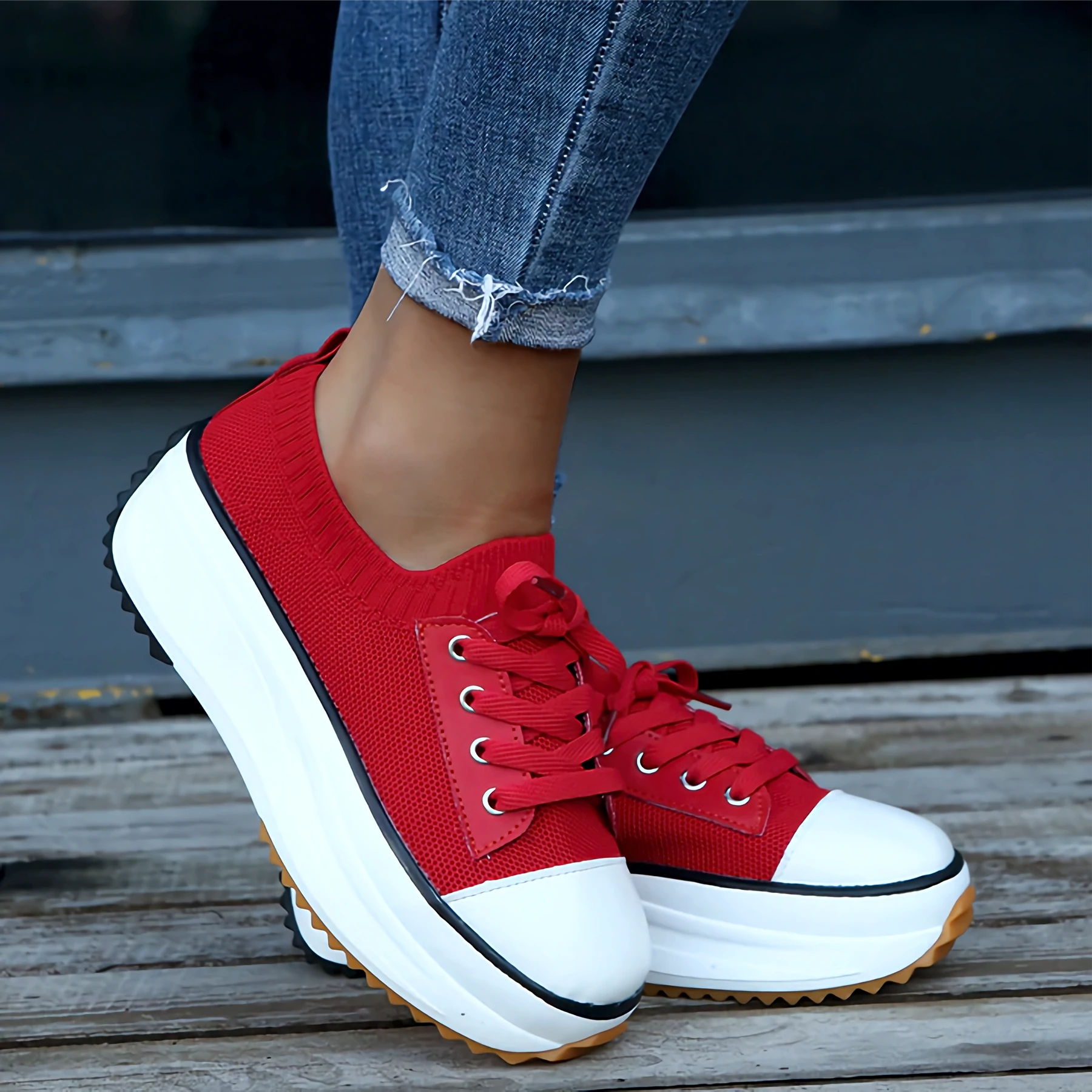 Breathable Platform Sneakers for Women – Stylish & Comfortable Fit 7