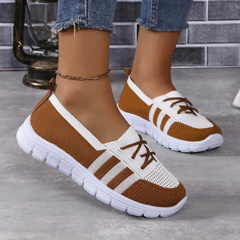 Breathable Slip-On Sneakers for Women – Lightweight & Stylish Comfort 1