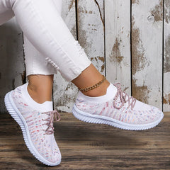 Breathable Slip-On Sneakers for Women – Lightweight & Stylish Walking Shoes 1