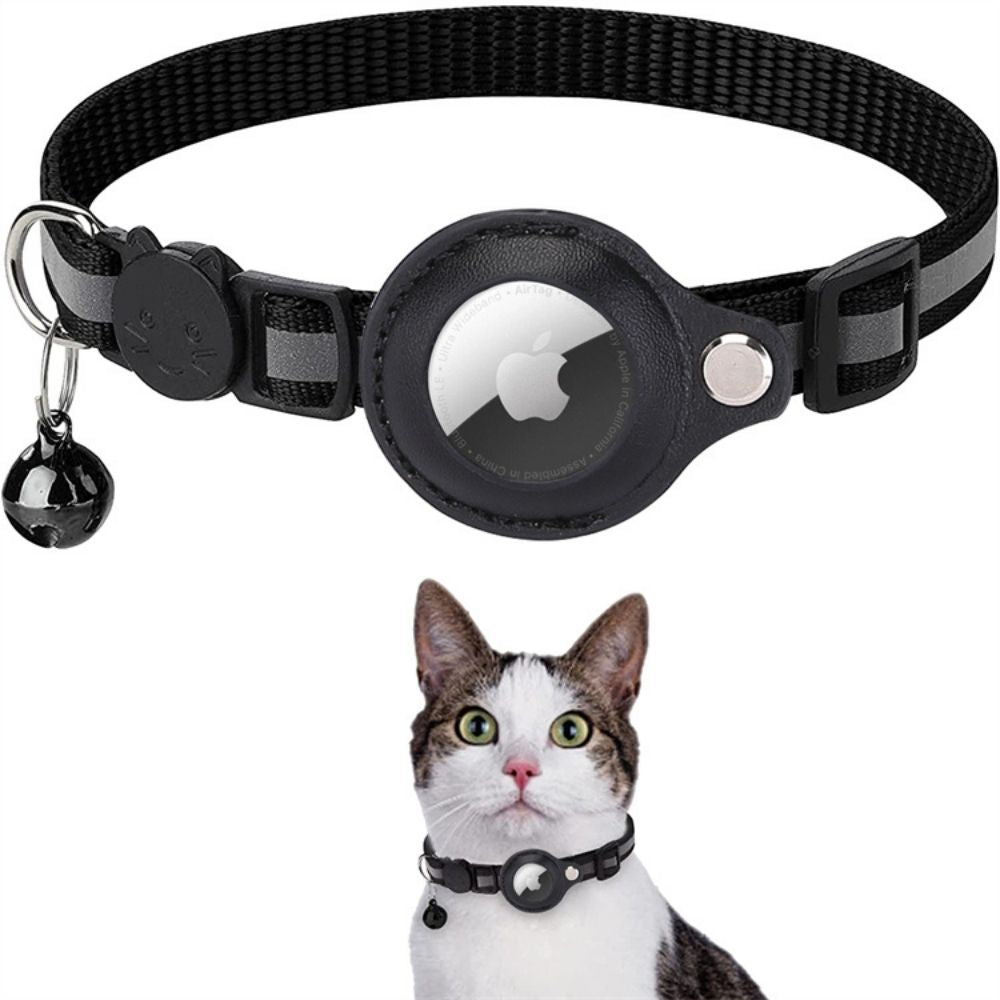 CAT GPS tracker collar with quick release and reflective design for improved night visibility 0