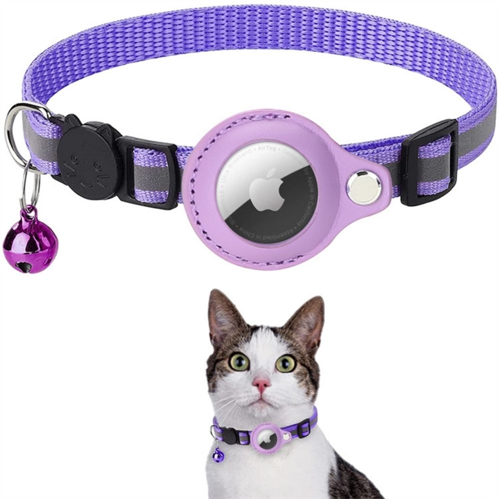 CAT GPS tracker collar with quick release and reflective design for improved night visibility 10