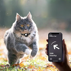 CAT GPS tracker collar with quick release and reflective design for improved night visibility 1