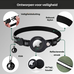 CAT GPS tracker collar with quick release and reflective design for improved night visibility 3