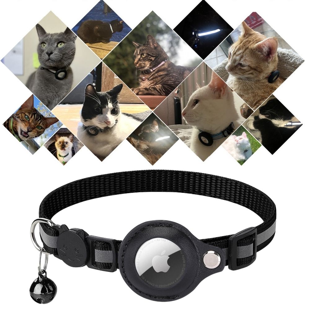 CAT GPS tracker collar with quick release and reflective design for improved night visibility 5