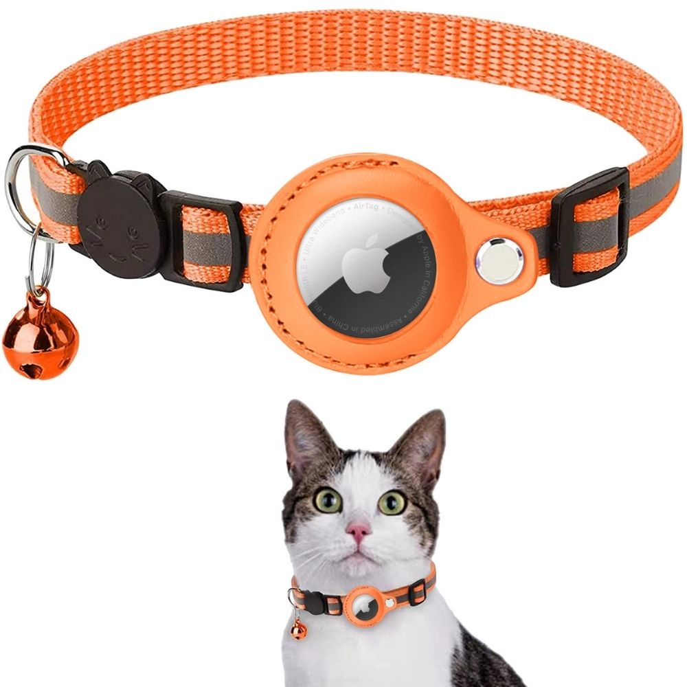 CAT GPS tracker collar with quick release and reflective design for improved night visibility 7