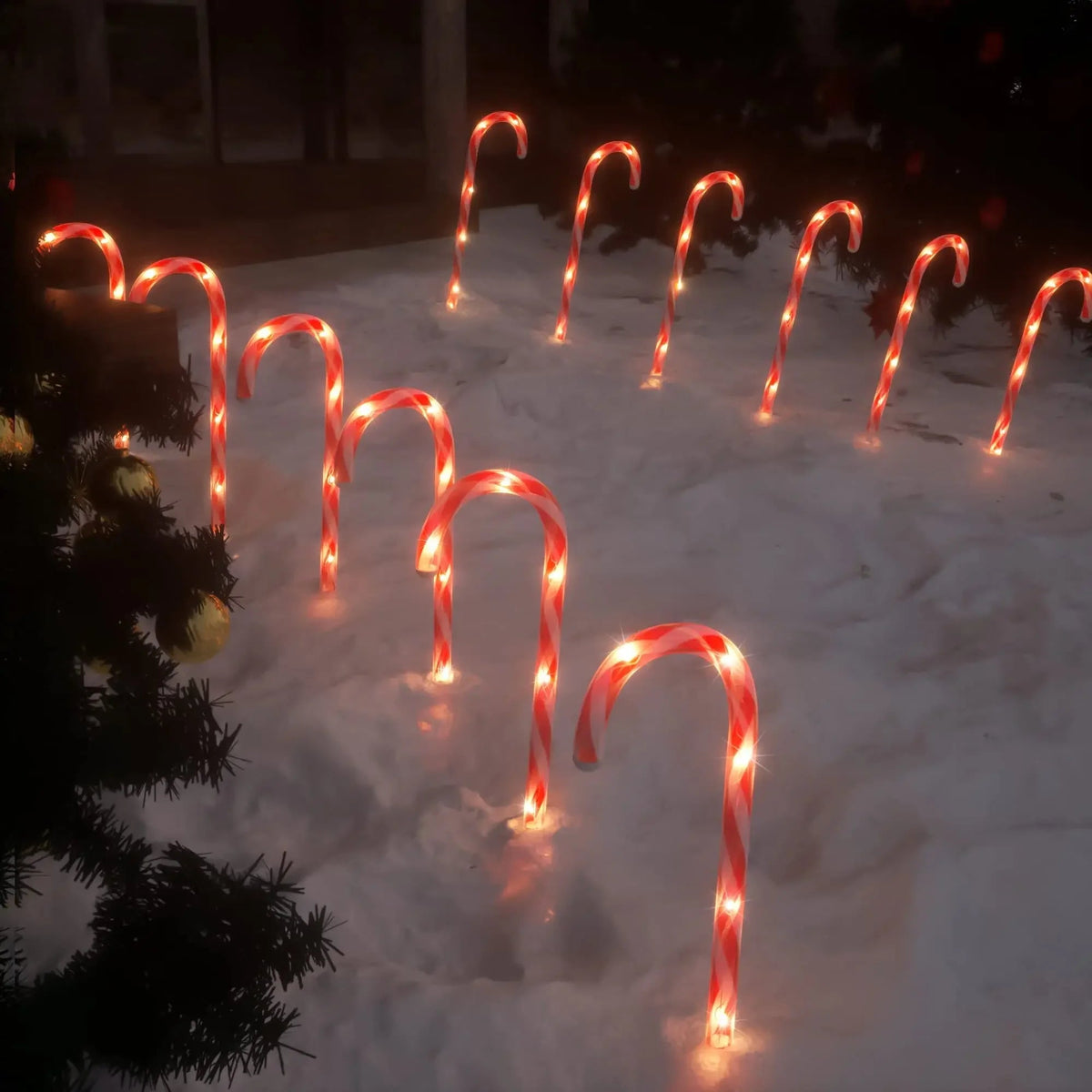 CandyCaneLuxe | Waterproof LED Christmas Lights for Outdoor Decor 0