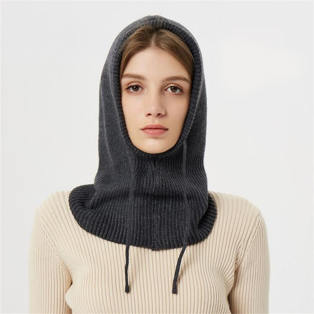 Cashmere winter knitted hat 3