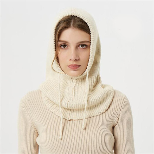 Cashmere winter knitted hat 5