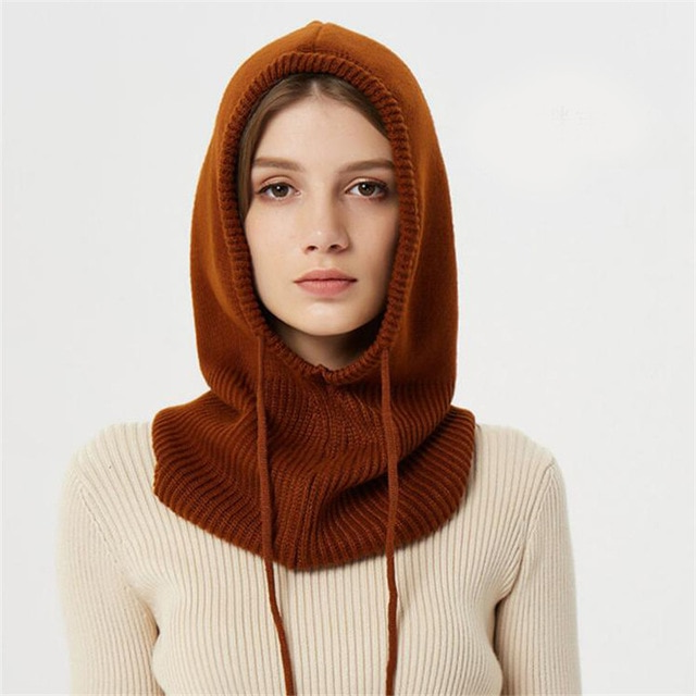 Cashmere winter knitted hat 6