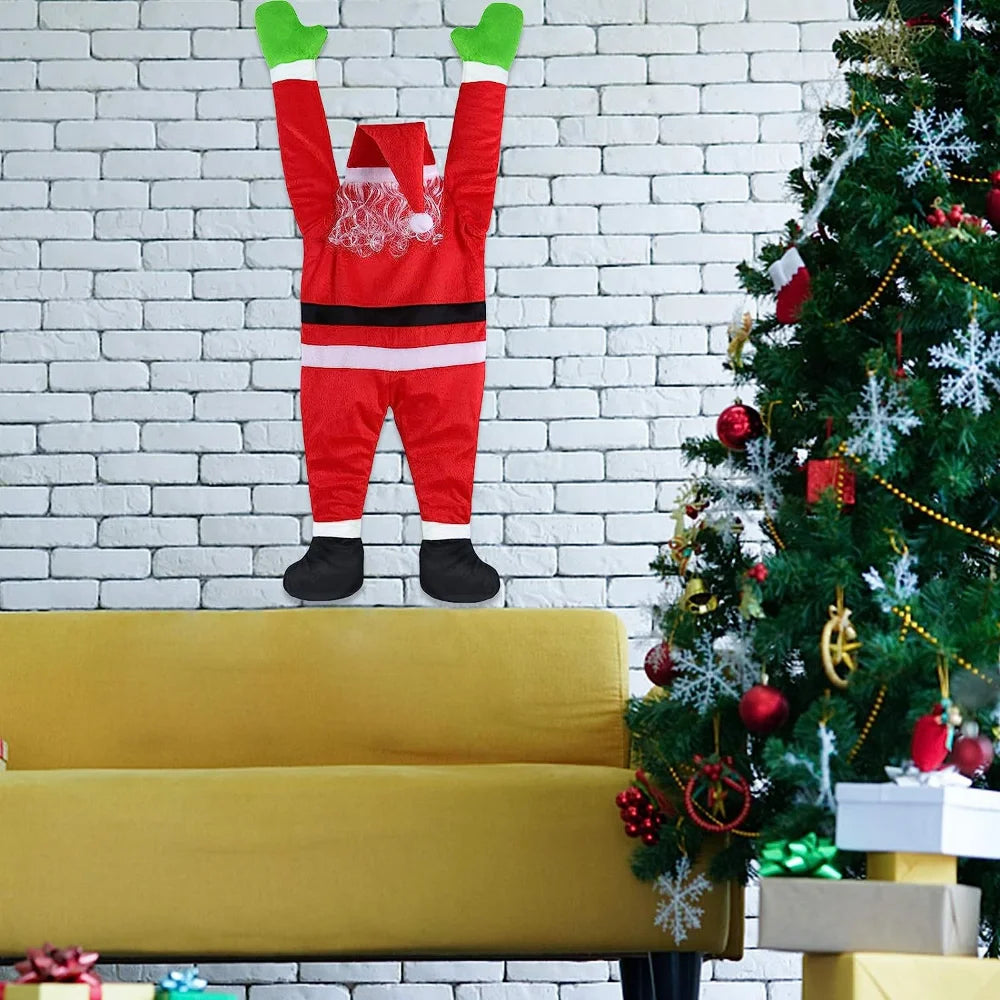 Christmas Elegance | Hanging Santa Decoration for Holiday Interiors 4