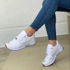Comfortable Lace-Up Sneakers for Women – Stylish Design for All-Day Wear 1