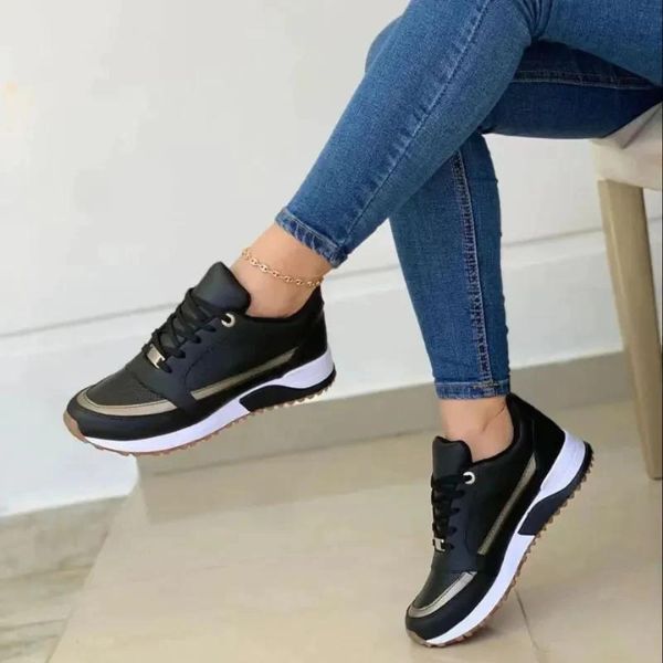 Comfortable Lace-Up Sneakers for Women – Stylish Design for All-Day Wear 3
