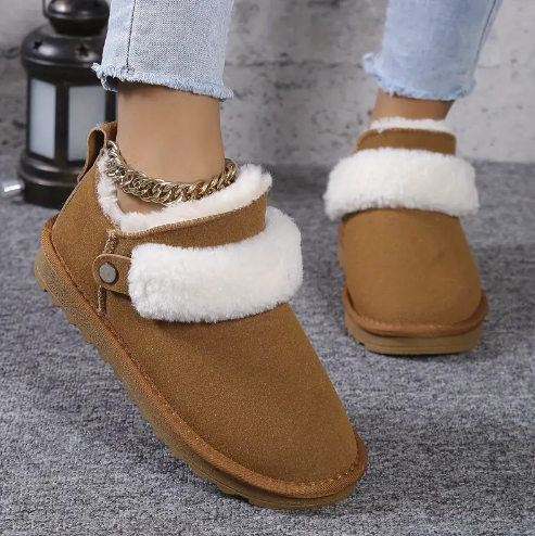 Cozy Slip-On Snow Boots for Women – Stylish & Warm 0