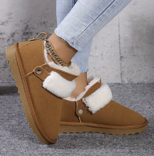 Cozy Slip-On Snow Boots for Women – Stylish & Warm 2