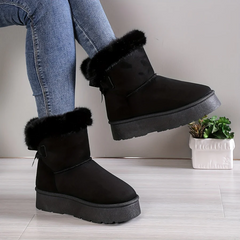 Cozy Slip-On Winter Boots for Women – Effortless Style & Warmth 0