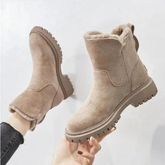 Cozy Velvet Snow Boots for Women – Stylish & Warm 0