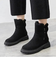Cozy Velvet Snow Boots for Women – Stylish & Warm 1