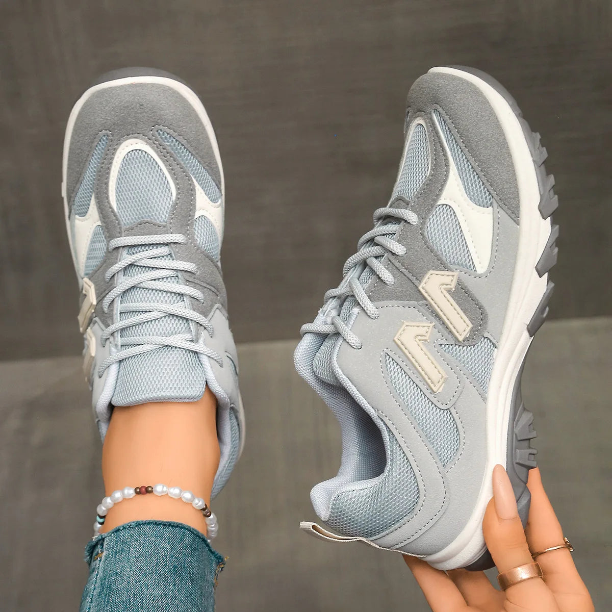Cushioned-Soled Sneakers for Women – Stylish & Comfortable Everyday Wear 1