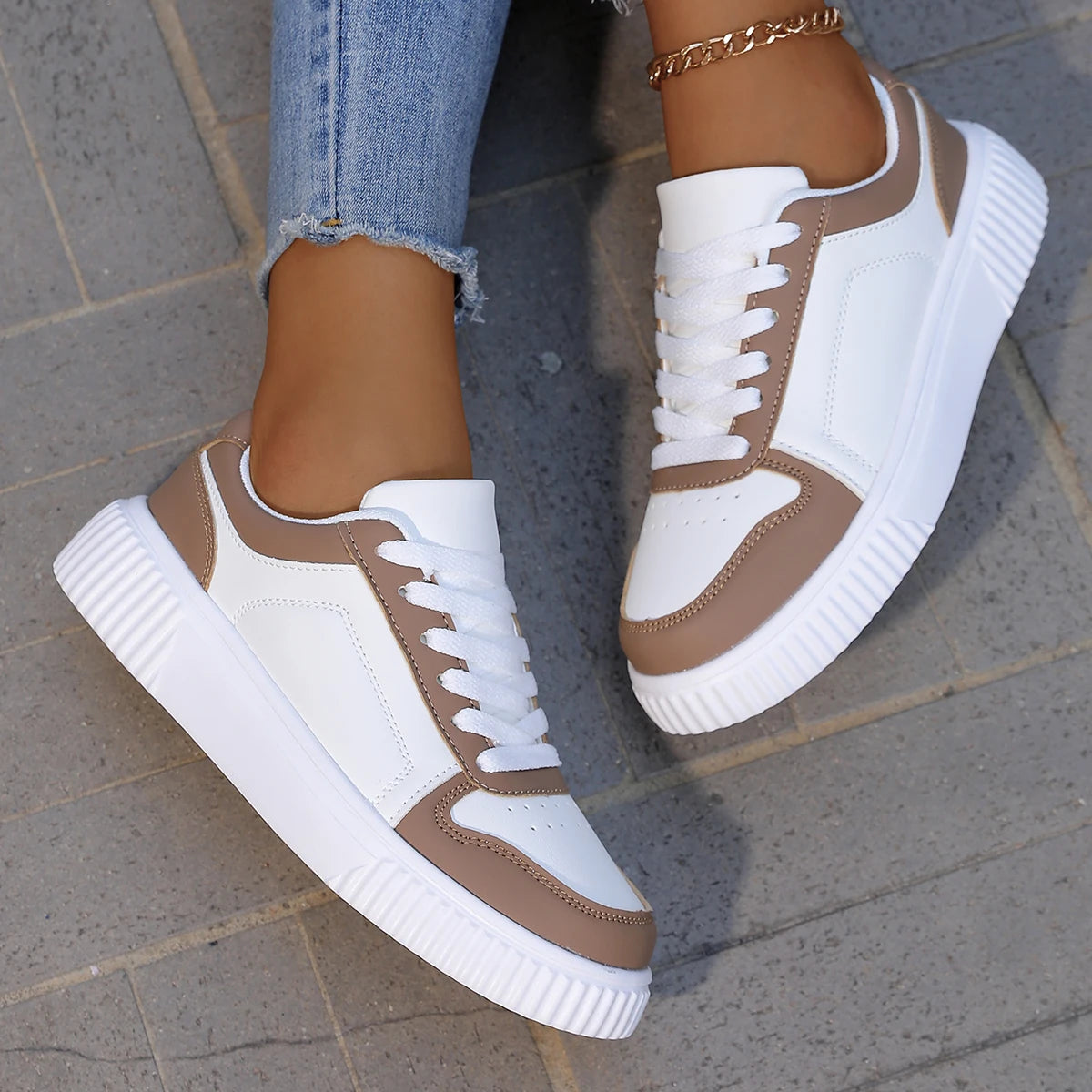 Cushioned Casual Sneakers for Women – Non-Slip Grip Comfort Design 10