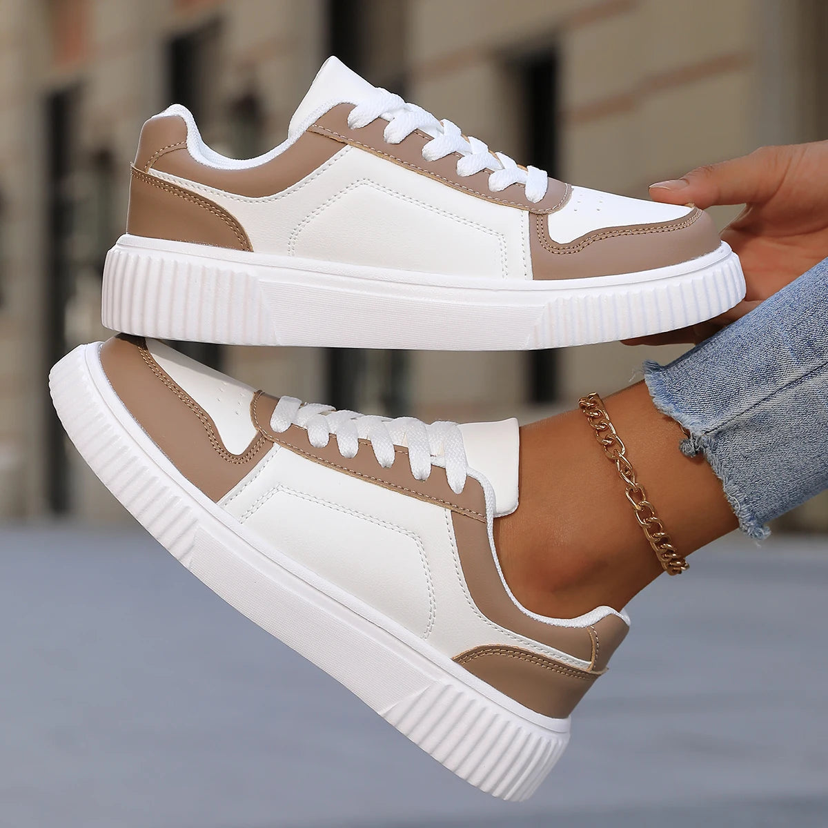 Cushioned Casual Sneakers for Women – Non-Slip Grip Comfort Design 5