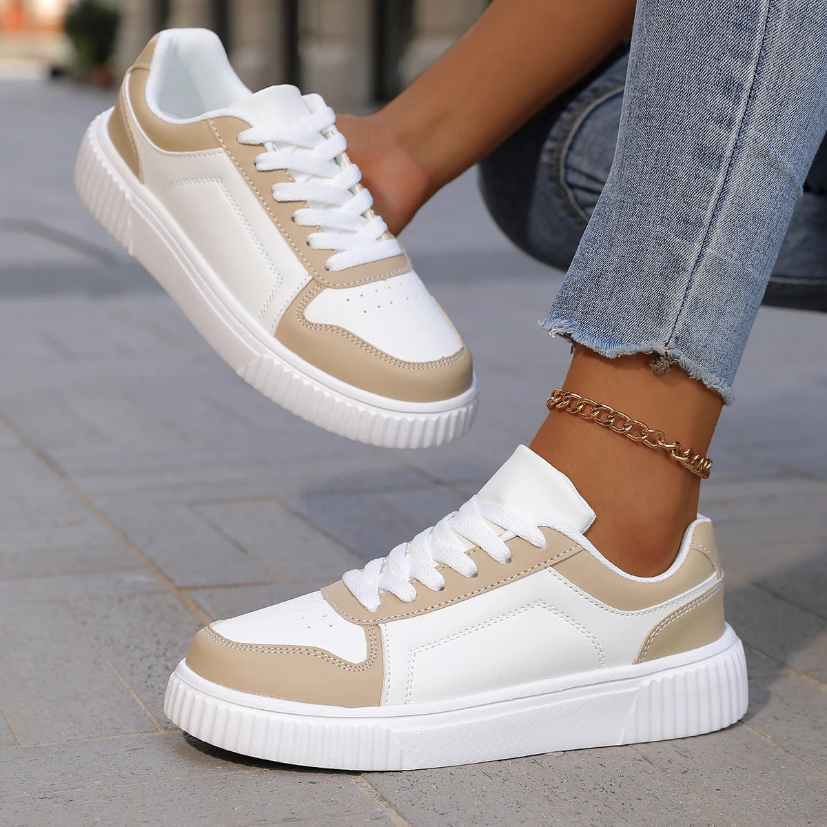 Cushioned Casual Sneakers for Women – Non-Slip Grip Comfort Design 6