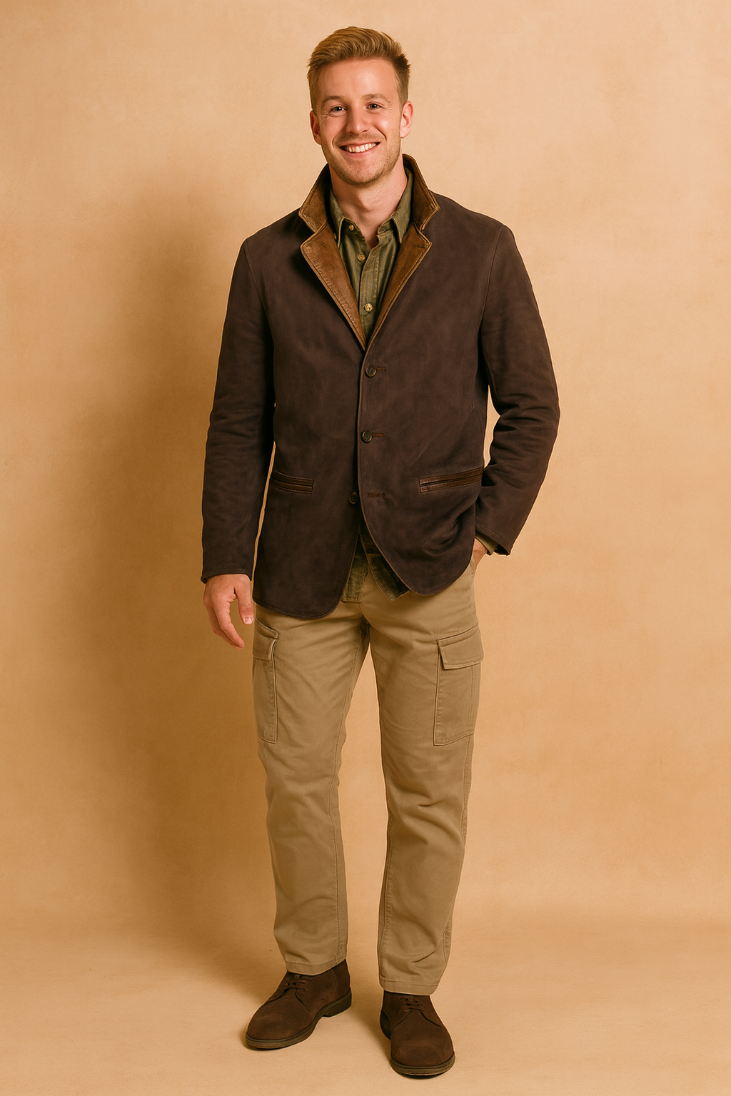 Dennis | Men's Vintage Button-Down Jacket | Casual 3
