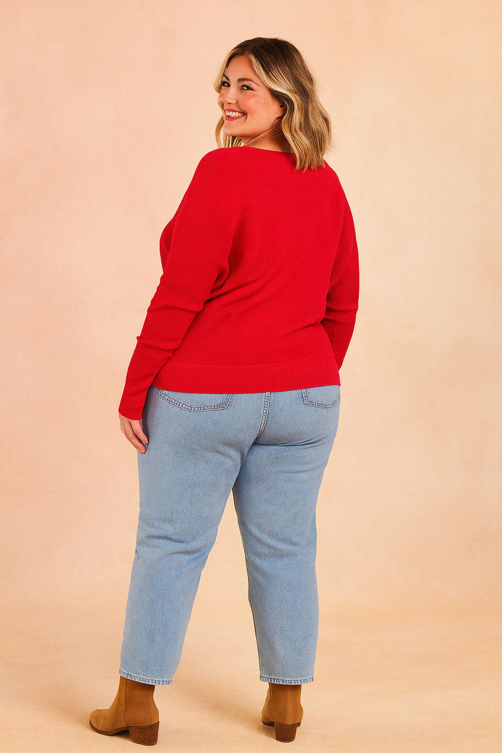 Dorota | Oversized V-neck sweater 1