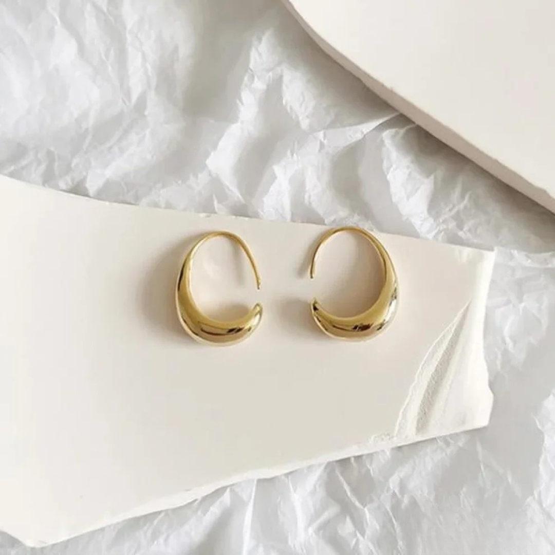 Elegant Gold and Silver Earrings – Stylish Jewelry 0