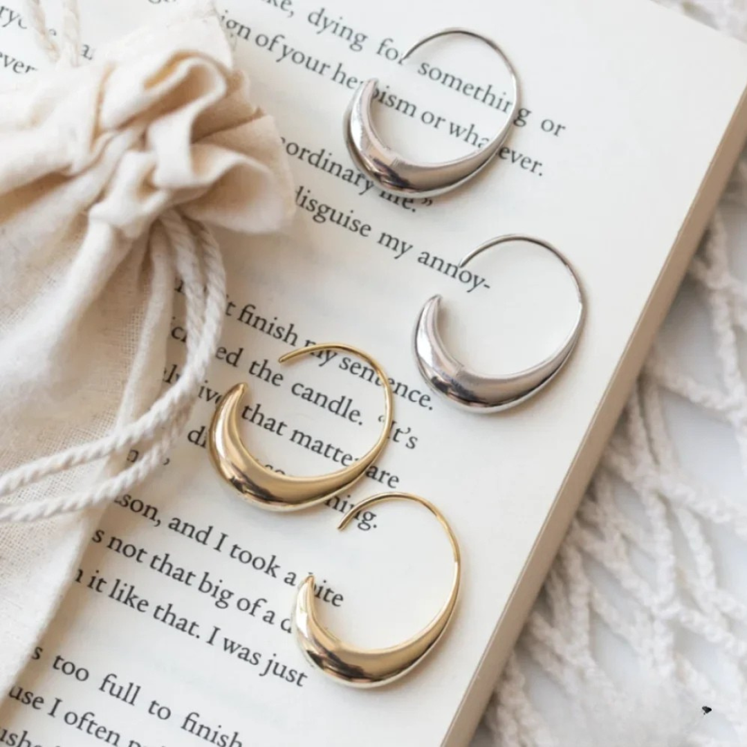 Elegant Gold and Silver Earrings – Stylish Jewelry 4