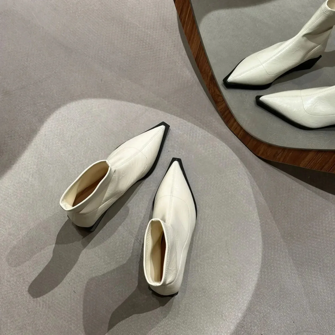 Elegant women's ankle boots with a pointed toe | Stylish 2