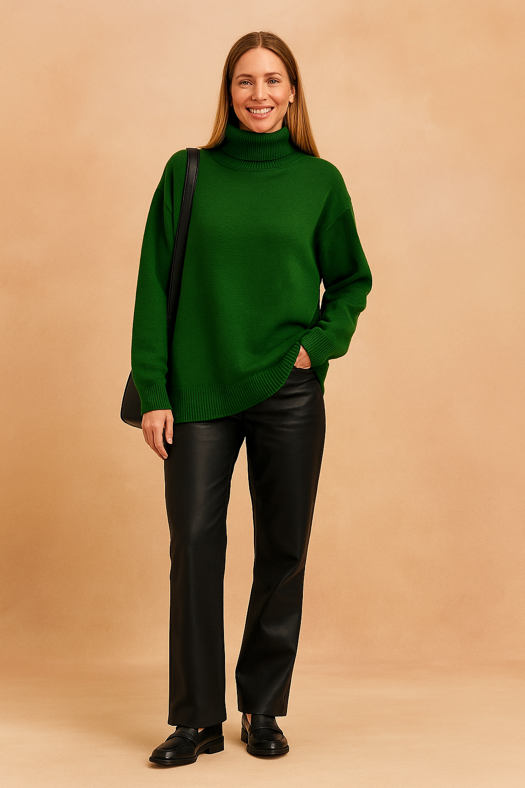 Eliza | Classic turtleneck sweater in a loose fit 11