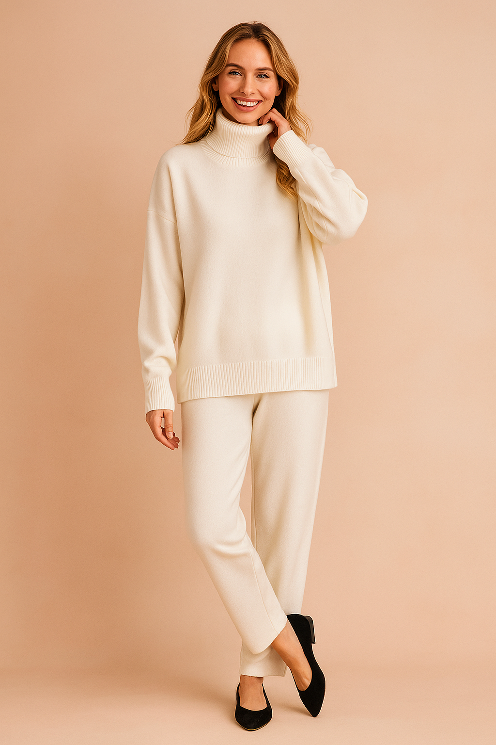 Eliza | Classic turtleneck sweater in a loose fit 12