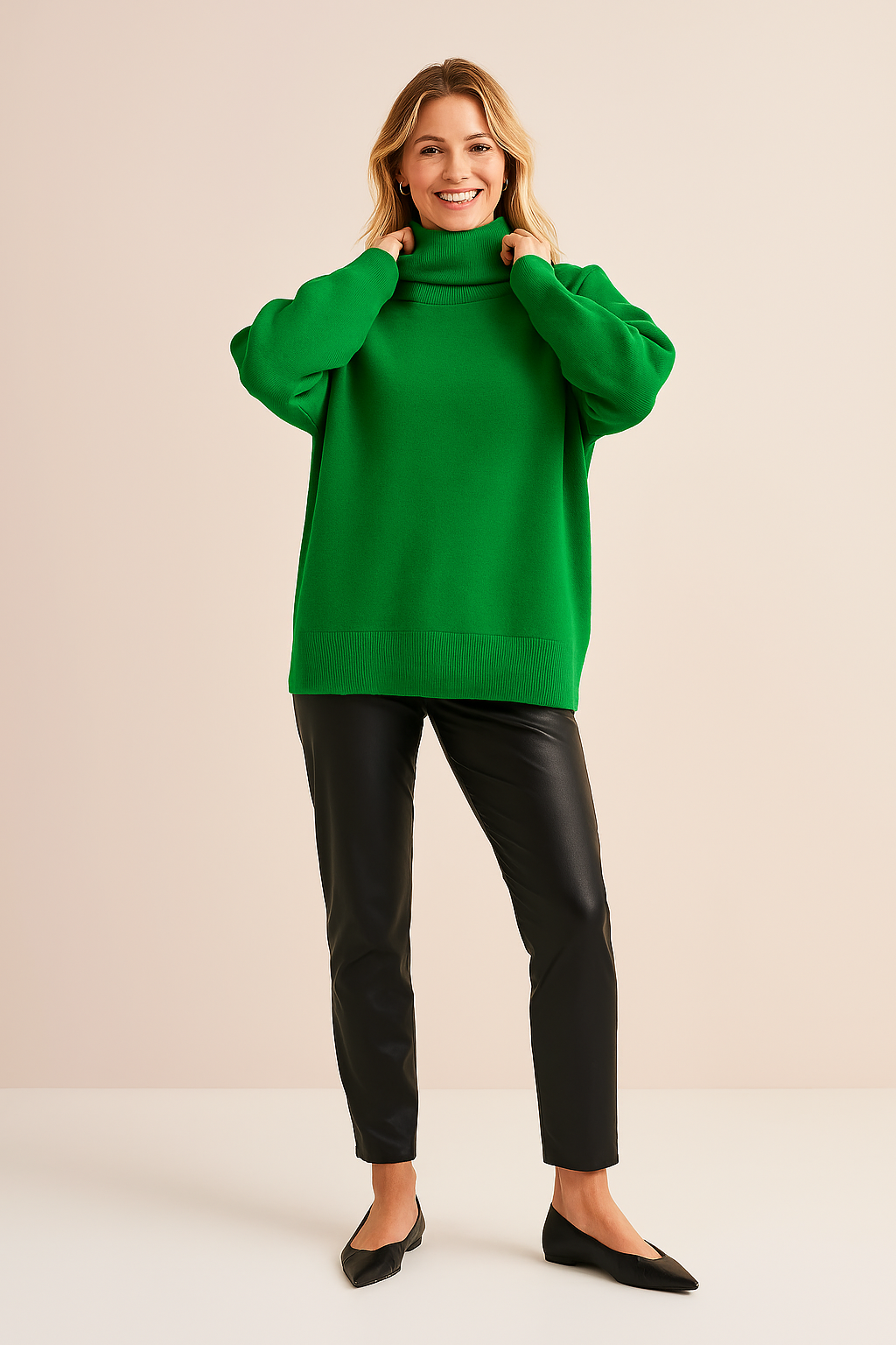 Eliza | Classic turtleneck sweater in a loose fit 7