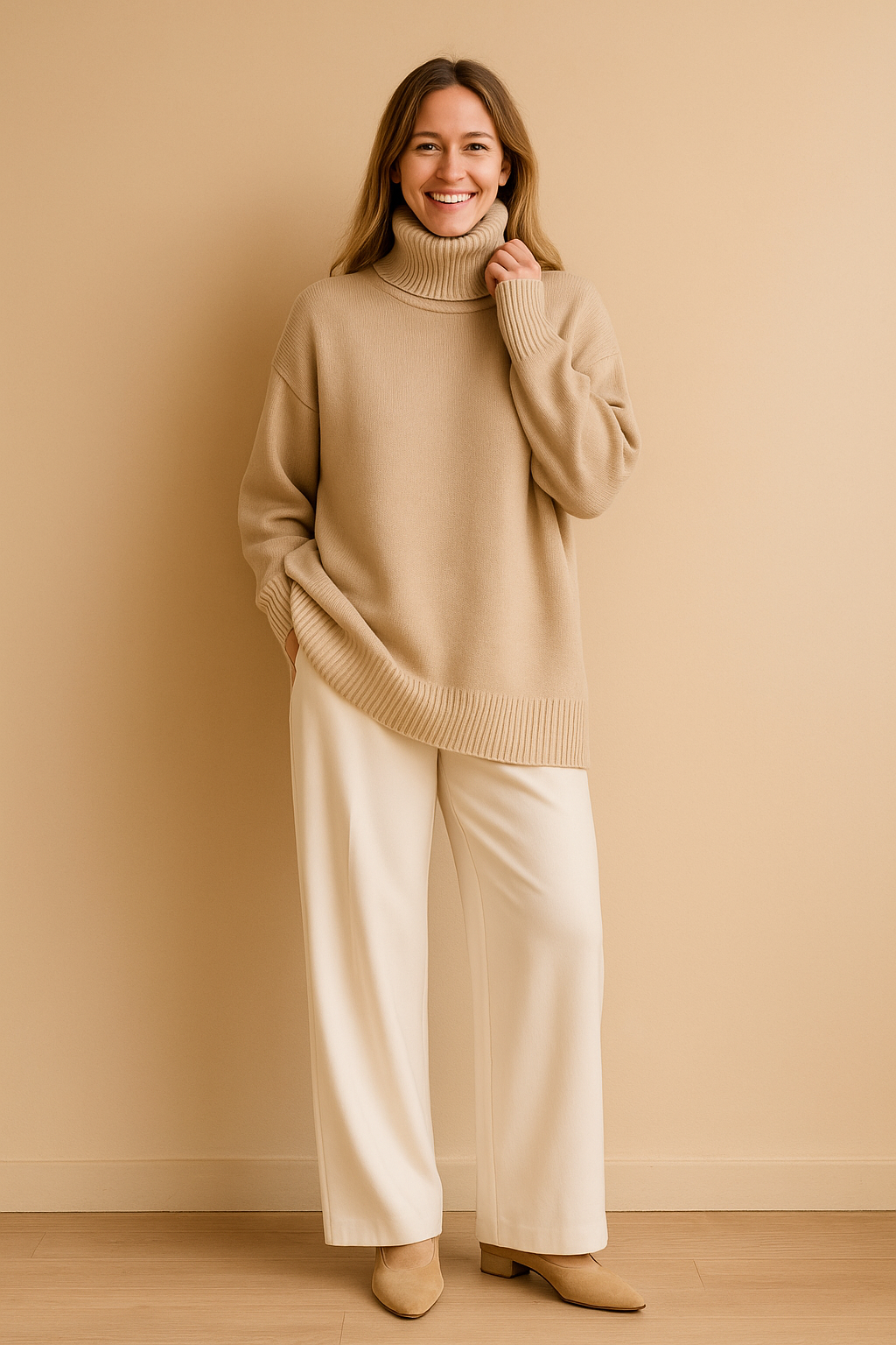 Eliza | Classic turtleneck sweater in a loose fit 8