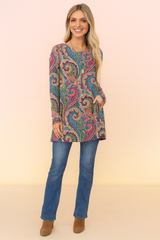 Eliza | Paisley Print Sweater 2