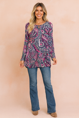 Eliza | Paisley Print Sweater 3