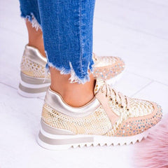 Embossed Fashion Sneakers for Women – Chic & Comfortable Style 0