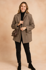 Ewelina | Oversize double-breasted jacket 0
