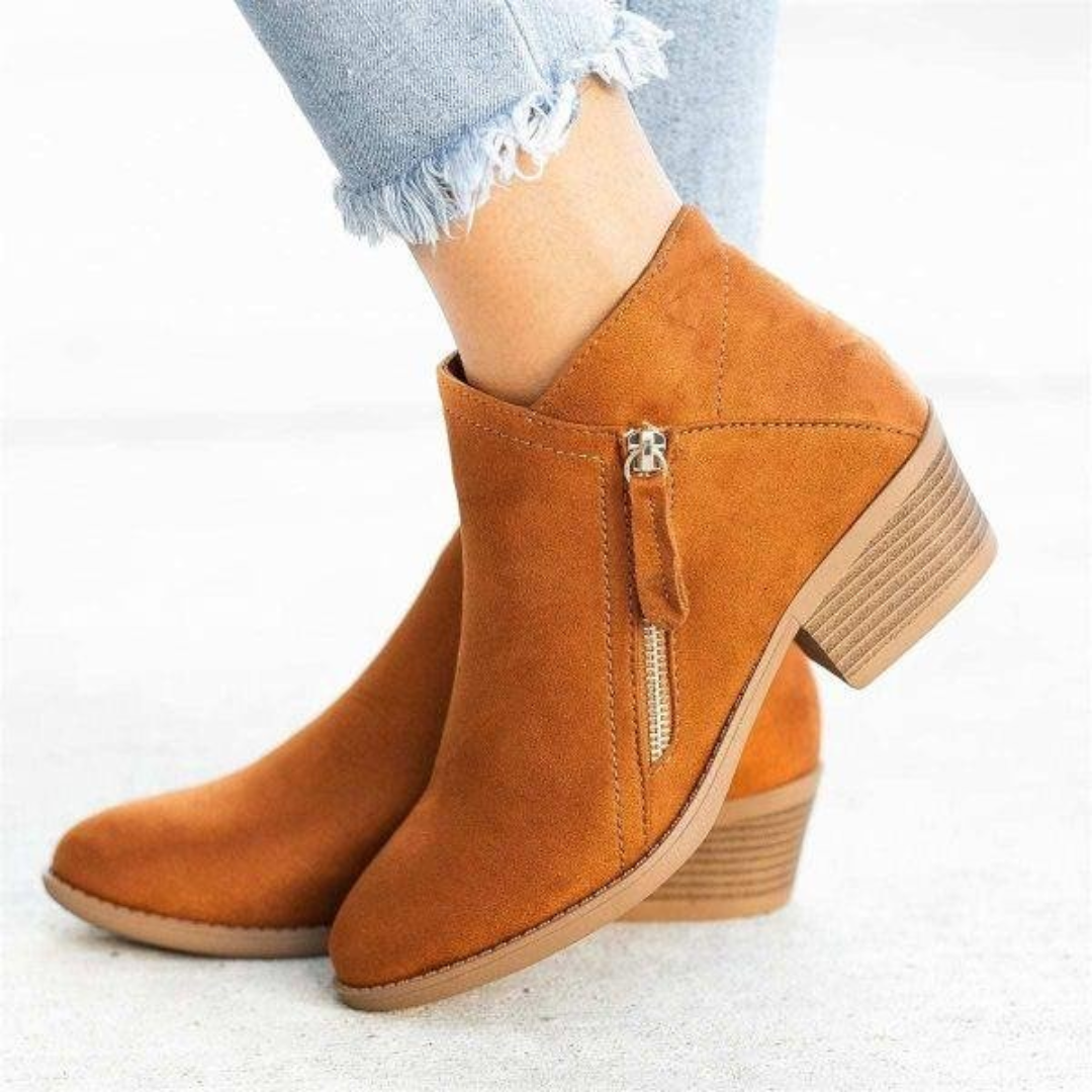 Fallonie | Women's Casual Ankle Boots | Low Heels 3