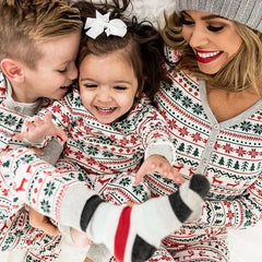 Family Christmas Pajamas Set Matching Cotton Sleepwear for All Ages 0