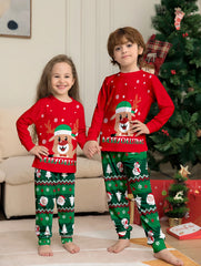 Family Matching Christmas Pajamas Set for Women and Kids Cotton 3