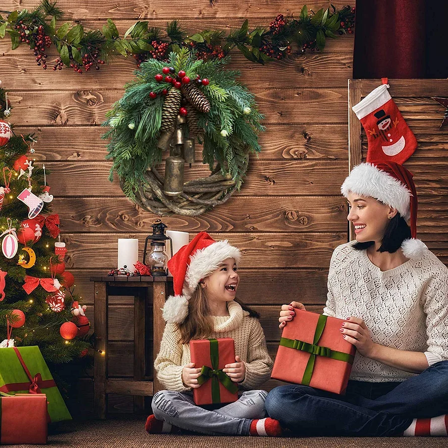 Farmhouse Christmas Wreath, Boho Wreath, Holiday Wreath 5