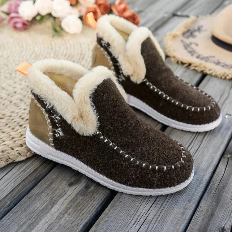 Faux Fur Lined Ankle Boots for Women – Cozy & Stylish Comfort 2