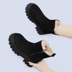 Faux Fur Lined Ankle Boots for Women – Stylish & Warm 2