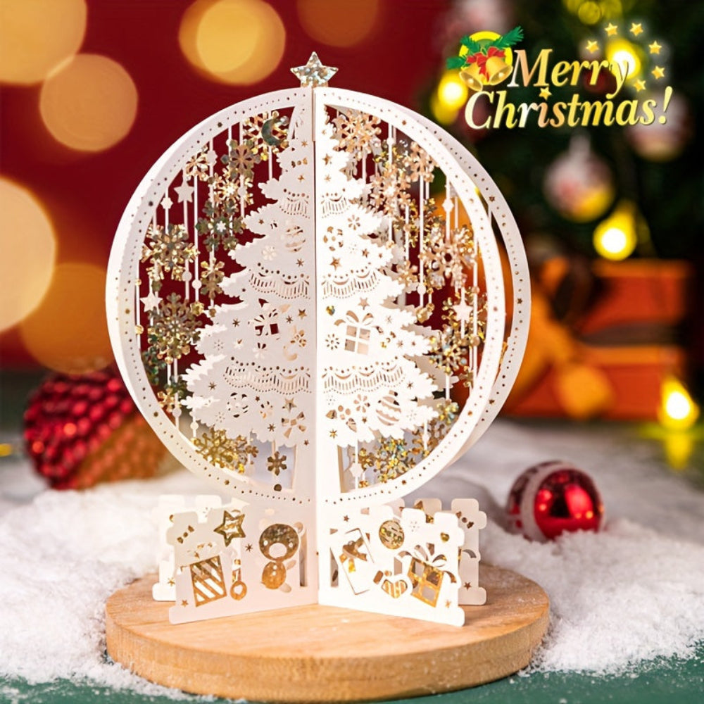 FestivaTree | 3D Pop-Up Holiday Card Featuring a Festive Tree Display 1