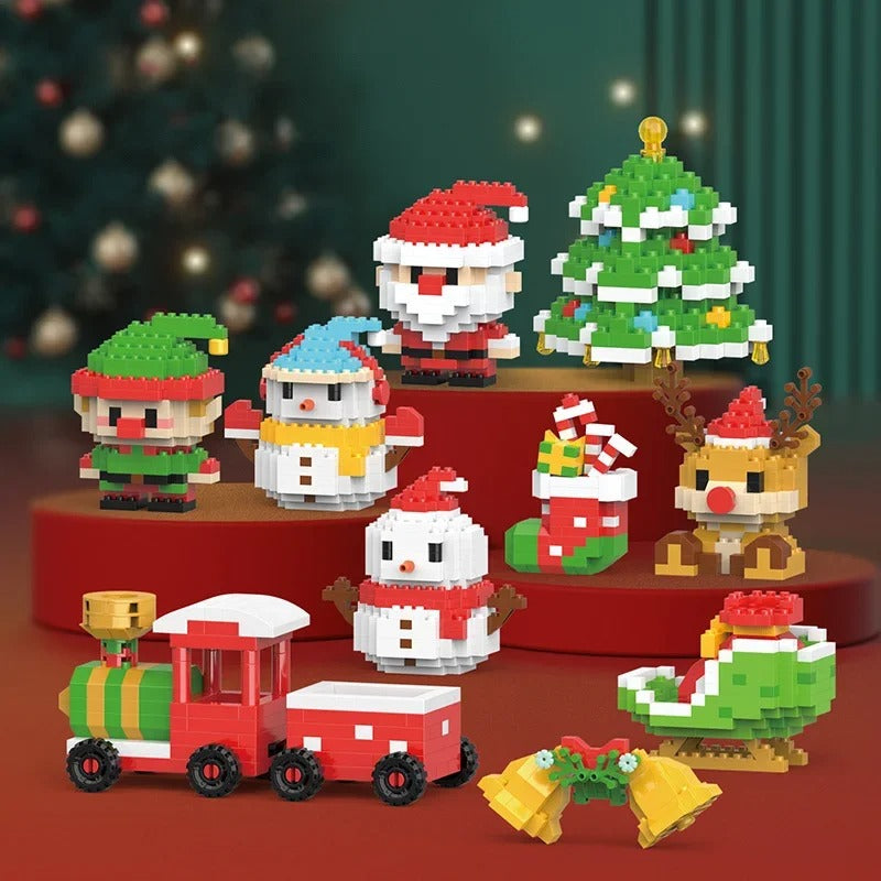 FestiveBlocks | Creative Building Toy Set for Family Holiday Fun 2