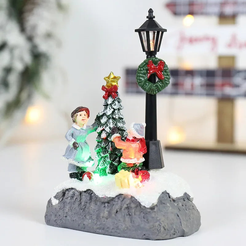 Festive Landscape | LED Christmas Village Lighting Display Set 4