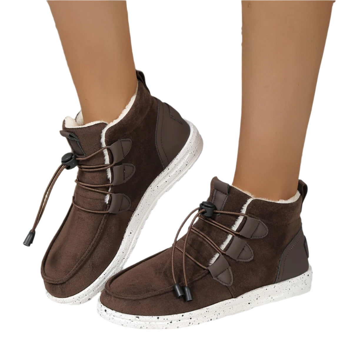 Fleece-Lined Sneaker Boots – Warm & Stylish Winter Footwear for Women 7